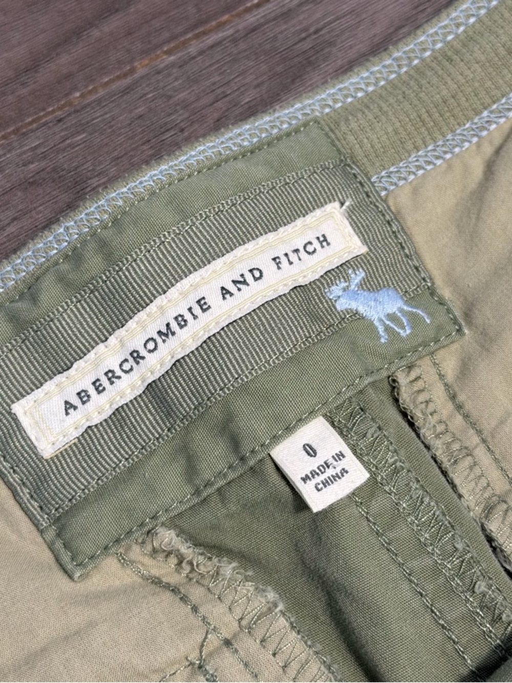 Abercrombie & Fitch Olive Green Utility Capris - Picture 3 of 6